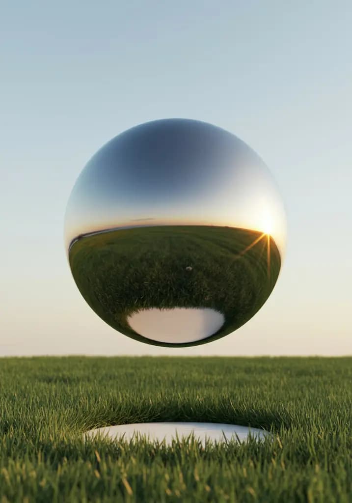 3D textured ball illustration