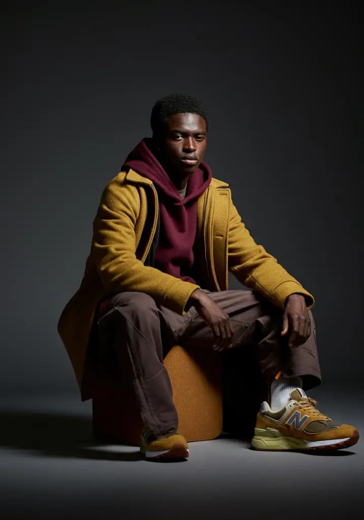 Man portrait format image