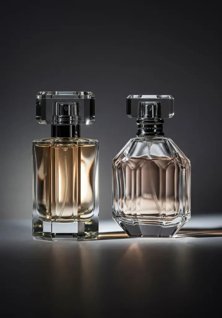 Luxury perfume product shot